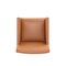 Manhattan Comfort Anna Square Faux Leather Dining Chair in Saddle - Set of 2 2-DC058AR-SA - alternate 4